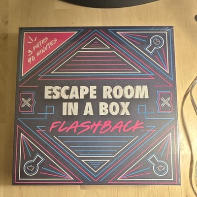 Mattel Games Escape Room in a Box Flashback 90 Min 2+ Players 13+ GGD80