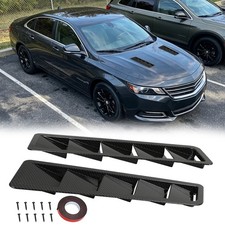 For Chevrolet Impala Carbon Car Hood Vent Scoop Louver Cover Air Flow Intake Abs For Chevrolet Impala Carbon Car Hood Vent Scoop Louver Cover Air Flow Intake Abs