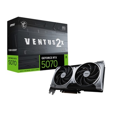 MSI GEFORCE RTX 5070 12G VENTUS 2X OC Geforce RTX 5070 12GB GDDR7 192 Bit 7680