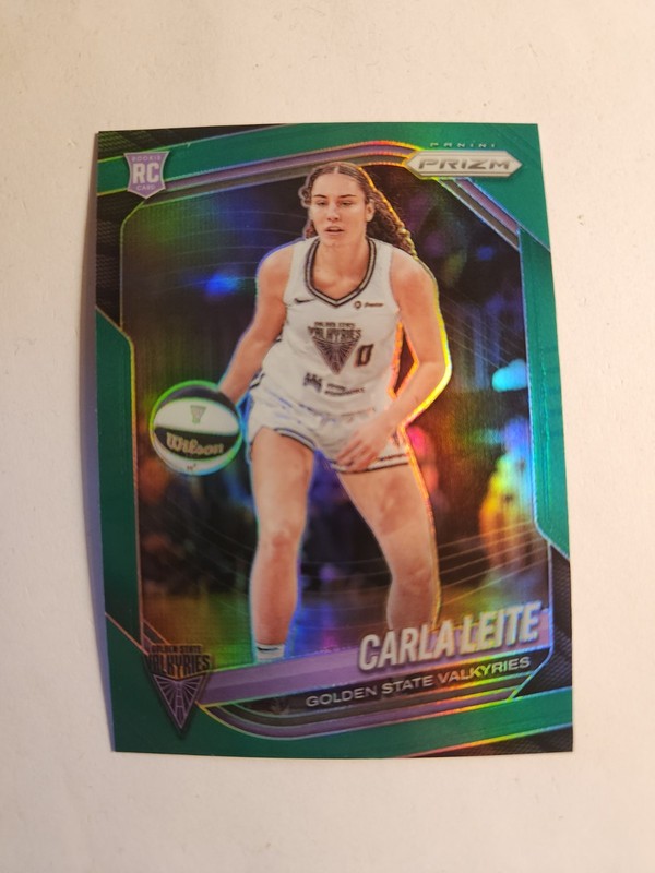 2025 Panini Prizm WNBA - Carla Leite #6 Green Prizm (RC)