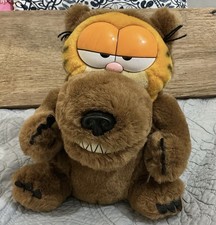 10" Vintage 1981 Dakin Garfield Bear or Wolf Costume Stuffed Plush Toy RARE 