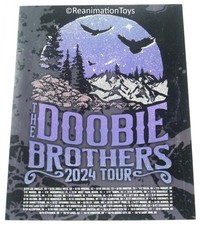 Doobie Brothers Official 2024 Concert Tour Poster Johnston Simmons McDonald New