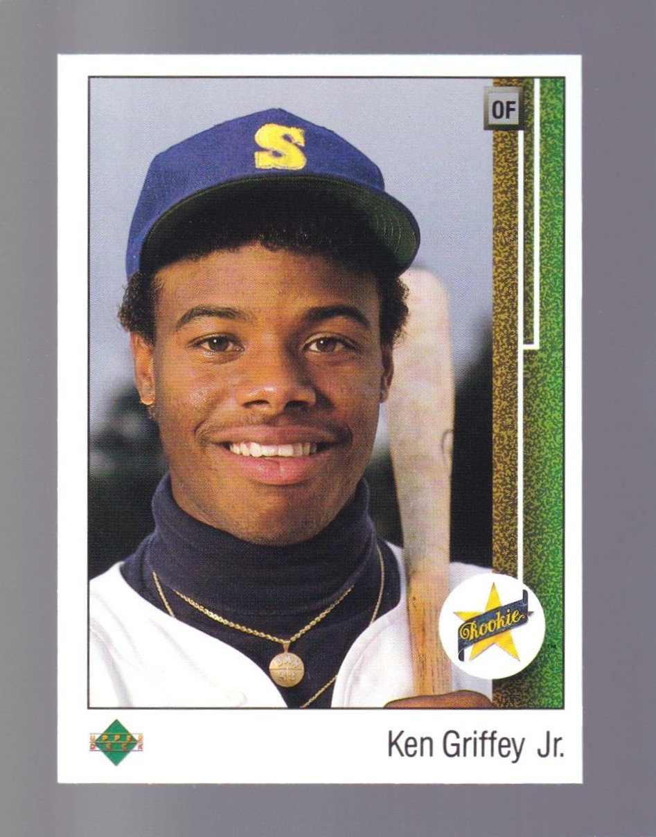 1989 Upper Deck Ken Griffey Jr. #1 RC EX condition has indentation