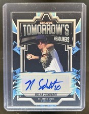 2025 Pulse Stratos Nolan Schubart Tomorrow's Headliners Auto Blue #/12 TH-NS