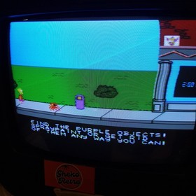 The Simpsons: Bart vs. The Space Mutants Nintendo NES Cartridge + Box - (PAL)