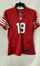 Nike NFL 49ers Deebo Samuel Women's On Field Football Jersey Red #19 Size S
