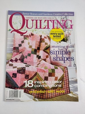 American Patchwork and Quilting Magazine BH&G April 2006 Issue 79