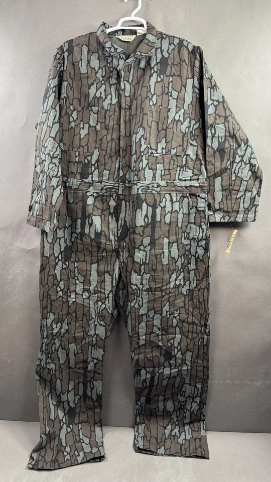 Винтажные настенные комбинезоны мужские 2XL камуфляж TreBark неиспользованный запас охота легкий олень - Изображение 2 из 4