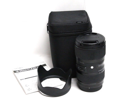 Sigma ART 18-35mm f/1.8 DC Wide Angle Zoom Lens For Canon  with uv hgx prime UV