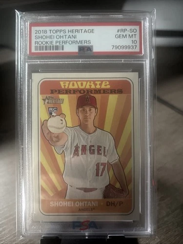 2018 Topps Heritage High Number - Rookie Performers Shohei Ohtani #RP-SO (RC)