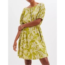 Anthropologie Daily Practice Adorable Green Paisley Dress
