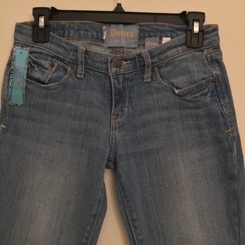 Desire Skinny Jeans Women's 25 Blue Denim Straight Leg Mid Rise Casual Outdoor - Picture 4 of 9