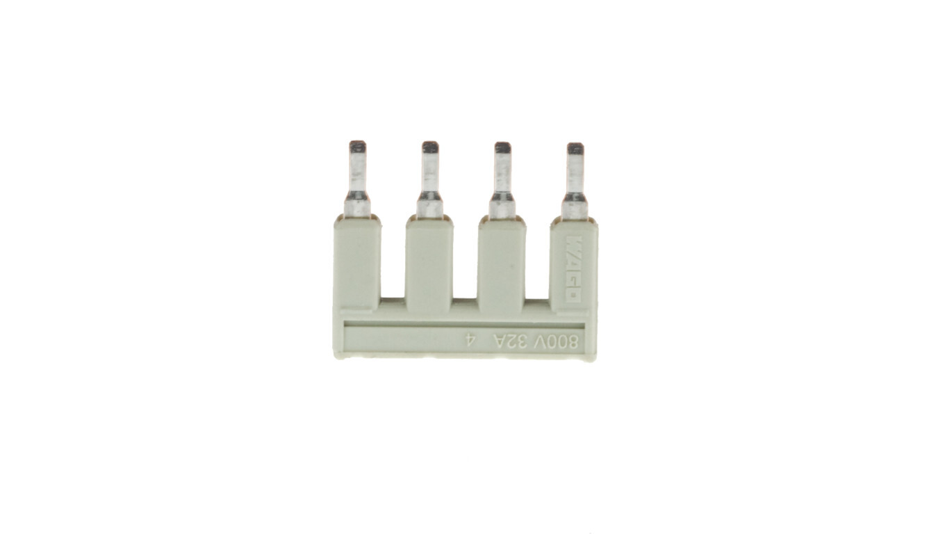 4-way jumper bridge 32A 800V light gray TOPJOBS 2004-404 /25pcs/ /T2UK