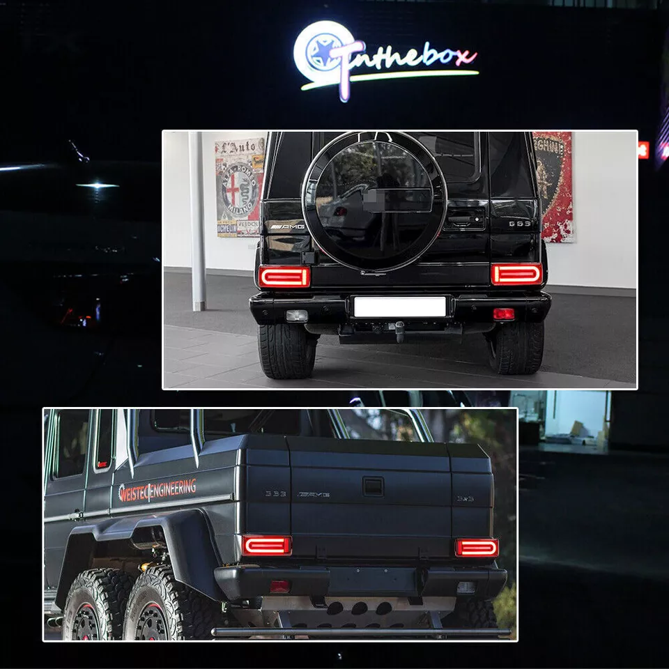 W463 LED Tail Light Signal For 1999-2018 Mercedes Benz G500 G550 G55 AMG G-Wagon - Imagem 4 de 4