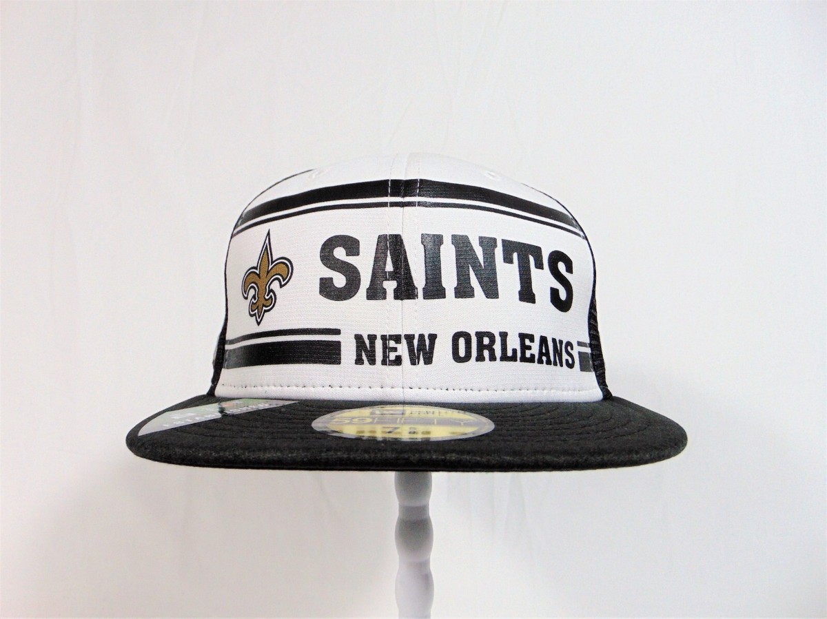 NEW ORLEANS SAINTS キャップ NFL Men's New Era Black/Gold New Orleans Saints 2025 NFL Draft A