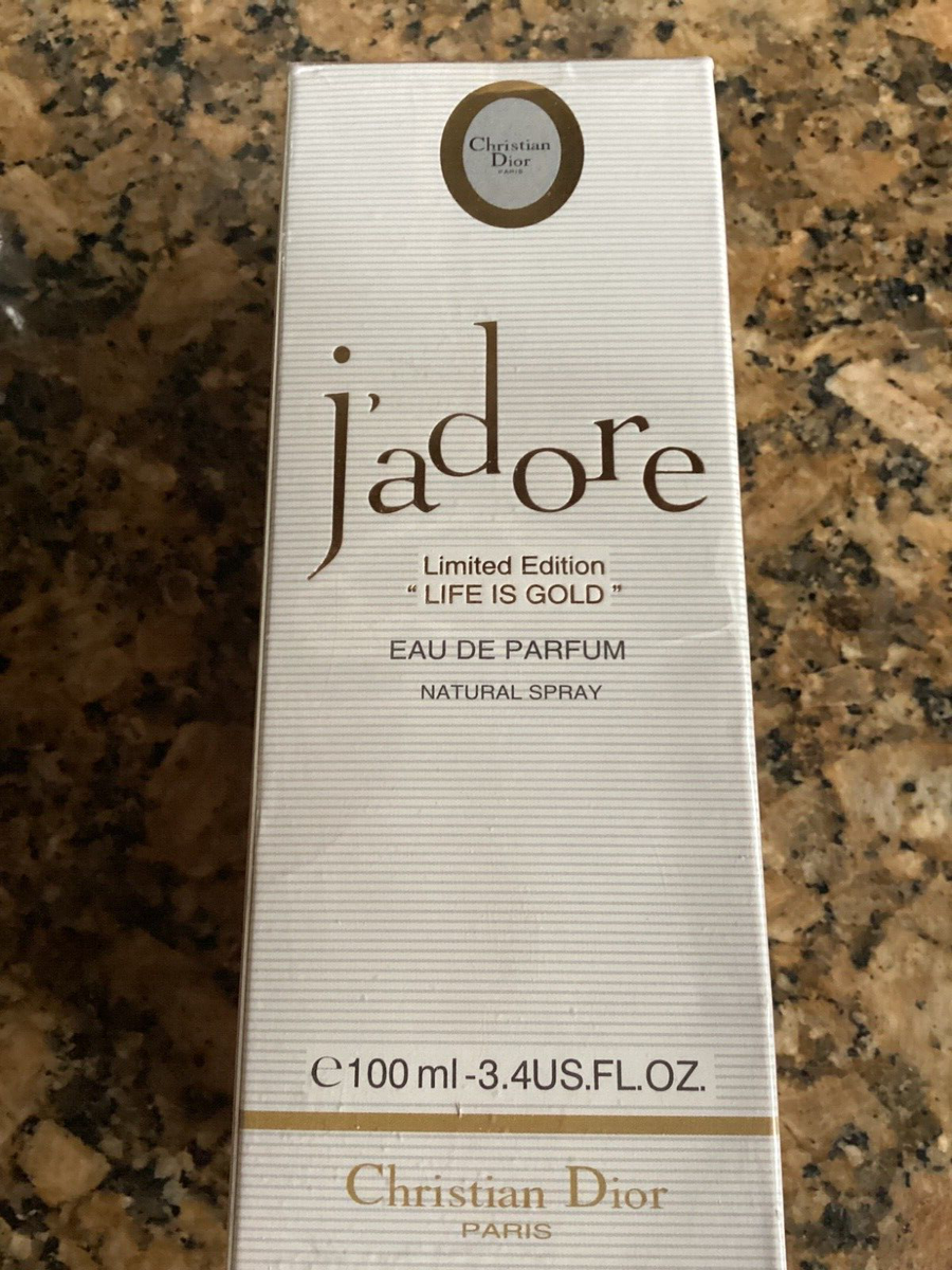 Dior jadore ジャドール LIFE IS GOLD 50ml 希少 CHRISTIAN DIOR J'ADORE EAU DE PERFUME LIMITED EDITION 'LIFE OF