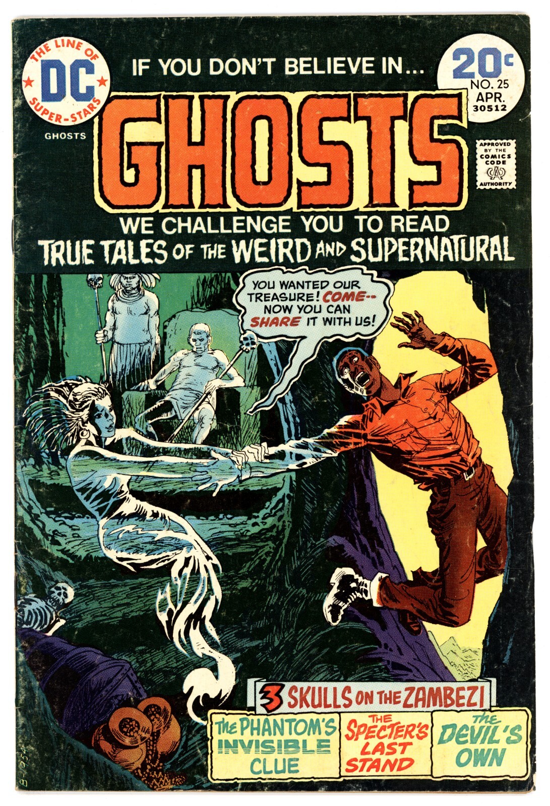 Ghosts #25 VG+ 4.5 1974  Nick Cardy Cover