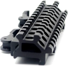 13 Slot Offset Angle Dual Side Rails Scope Mount Base QD for 20mm Picatinny Rail