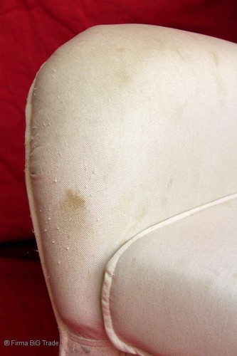 Wunderschöner Ohrensessel Kaminsessel Sessel Lesesessel Weiß Polstersessel Ferns - Bild 17 von 24