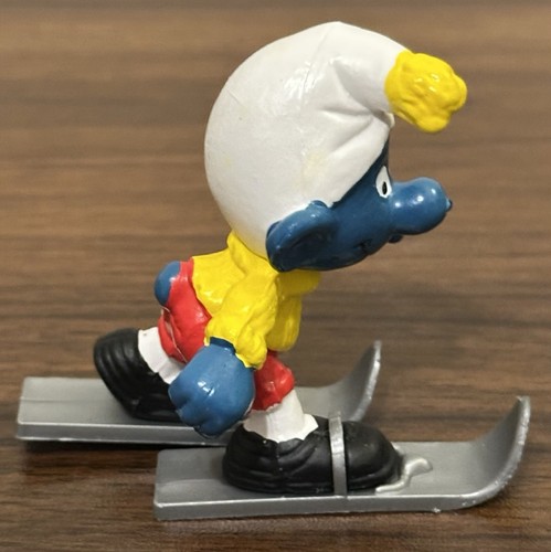 Vtg. 1978 Schleich Peyo Super Smurf Skier 6509. New, Open Box. - Picture 4 of 14