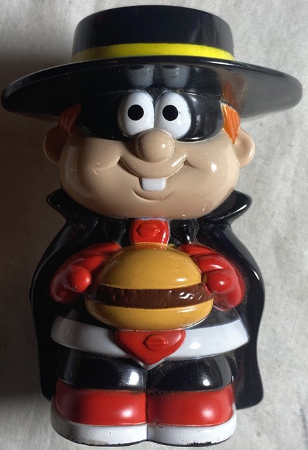 Mcdonalds Hamburglar toy 2003 Preowned VG Cond shake Funny Noise | eBay