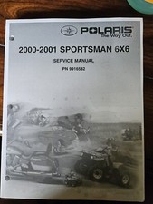 00-01 Polais Sportsman 6x6 Service Manual  New In Plastic