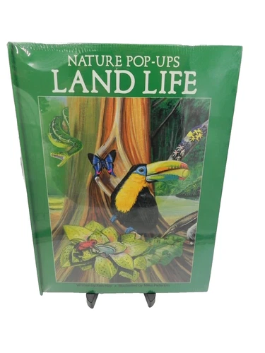 Nature Pop-ups:  Land Life, by Ken Hoy, 1990, Hardcover Book, New, Free Ship