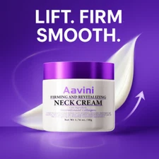 🦇 Aavini Neck Cream 50g – Peptide Collagen Lift & Tighten | 30% OFF Halloween