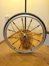 1 St&uuml;ck   Rollstuh Felgen 24 Zoll Golz A&V Twin Star Exchange Kette NEU