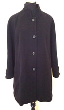 Jones New York Black Single-breasted Wool Blend Coat Size 18w Mrsp $ 340.
