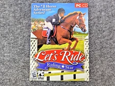Let's Ride! Riding Star - PC CD-ROM Computer Game with Case - Windows XP/Vista