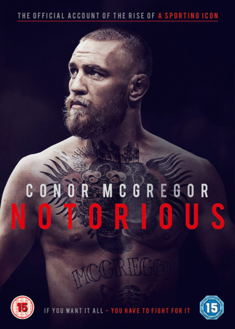 Notorious (DVD) Conor McGregor John Kavanagh Jose Aldo Dana White