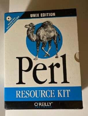 PERL Resource Kit Unix Edition 4 Tutorial/Reference Books Plus Sealed CD-ROM New