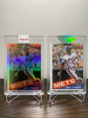 Topps Project70 #57 - Darryl Strawberry by Bobby Hundreds - Foil & Auto - Error