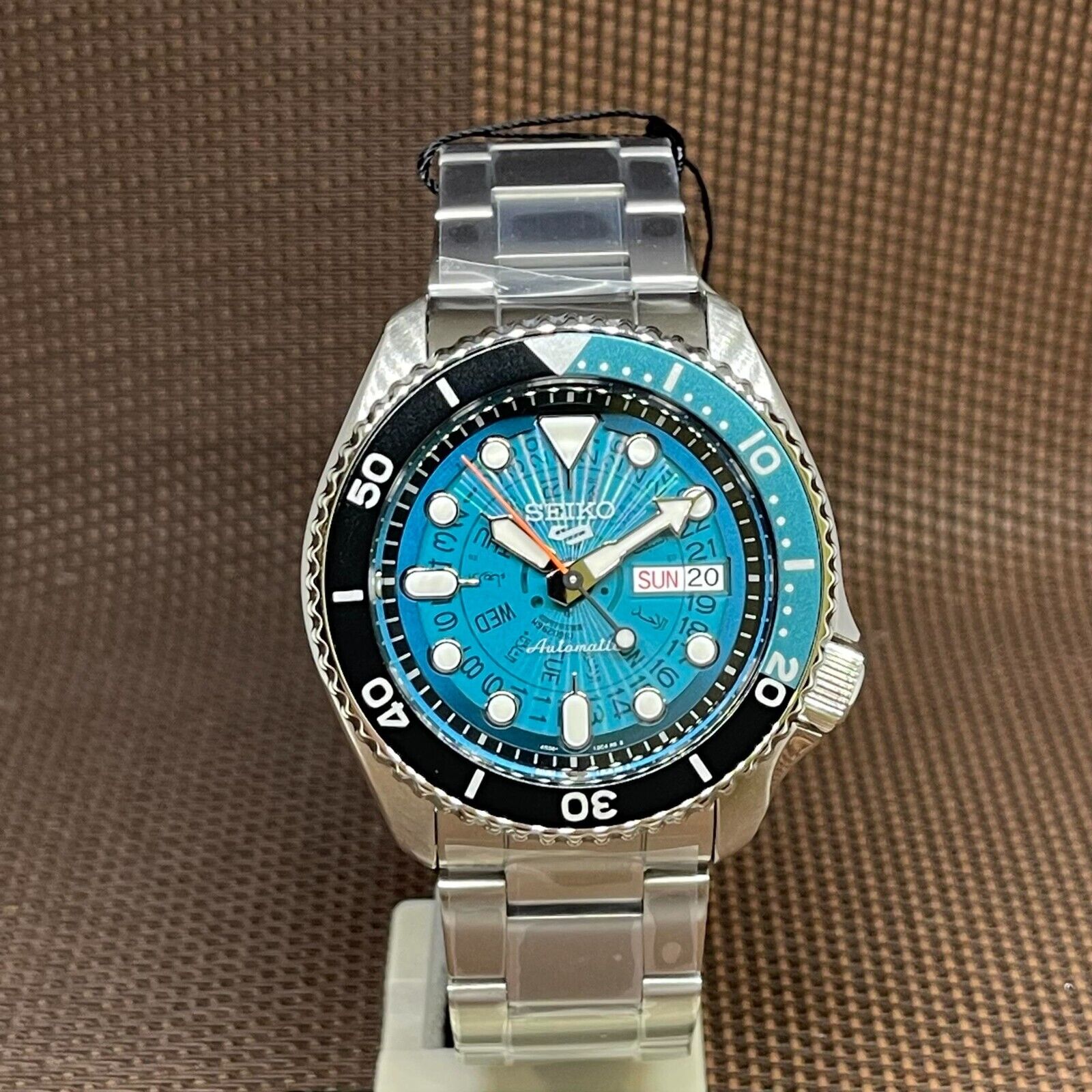 Seiko 5 Sports SRPJ45K1 SKX Sport Style Blue Skeleton Dial Automatic Men's  Watch 4954628248251 | eBay