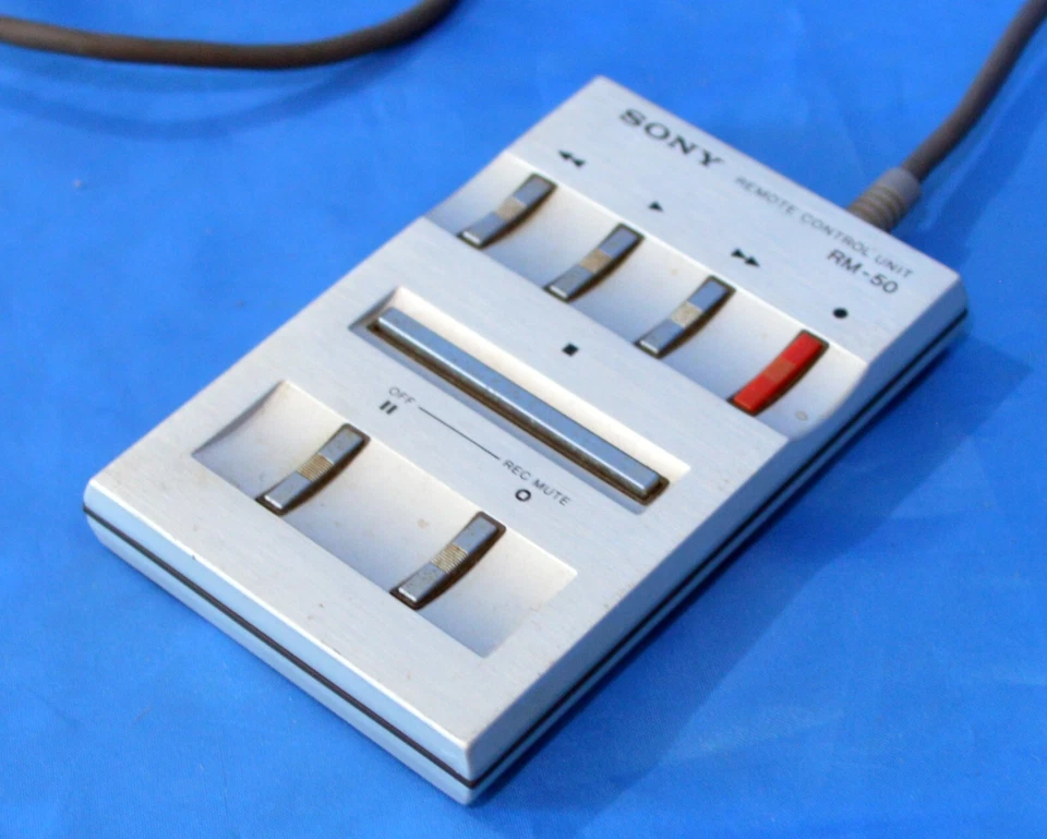 Sony RM-50 Original Cable Remote Control TC-K88-b TC-K80ii TC-K81/K75 New no Box - Image 3 of 4