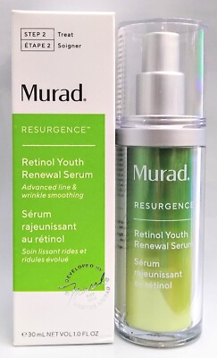 Murad Resurgence Retinol Youth Renewal Serum 1 fl oz / New In Box