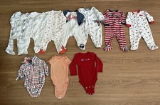 Lot Of 10 Baby Boy Clothes 6-9 Months Casual Red Orange All-Star Oshkosh Outfits