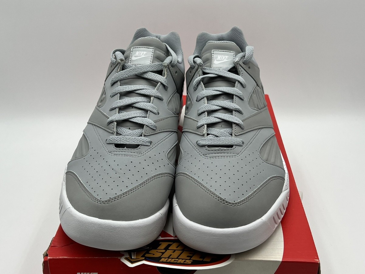 DS NEW NIKE AIR TECH CHALLENGE IV LOW GREY WHITE SIZE 12 