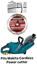 Hoja de diamante de 9"" se adapta a cortador eléctrico inalámbrico Makita XEC01PT1 de 9 pulgadas