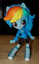 RAINBOW DASH Equestria Girl Mini Doll 2015 Hasbro MLP V3625A  (Some Damage)/READ