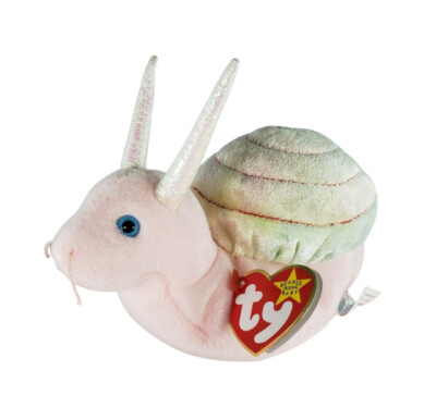 Ty Beanie Babies - Swirly the Snail Plush Toy - (0008421042494)