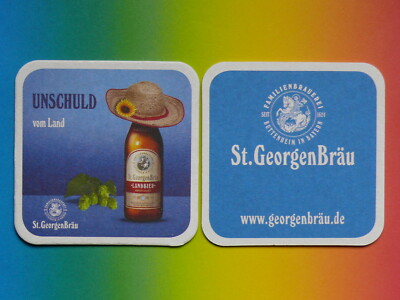 St.Georgen Bräu Buttenheim ''Innocence of the Country'' Beer Mat NEW