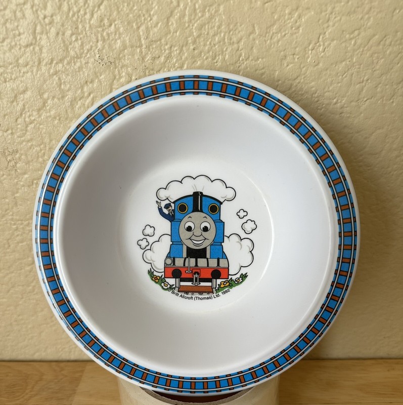 Thomas The Train Tank Engine Vintage 1992 Eden Plastic Kids Bowl