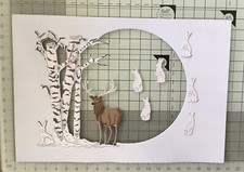 Tattered Lace Midi Melded Forest Friend Die Cut Card Toppers