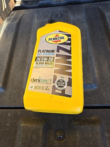 Pennzoil Platinum Full Synthetic 5W-30 Gasoline Engine Oil, 1 Quart ...