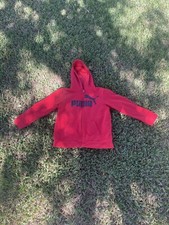 puma boys red jacket size medium 10-12