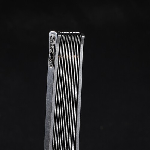 EDC Titanium Alloy Folding Fan Chinese Style Kung Fu Fan Men's Tai Chi - Picture 4 of 24