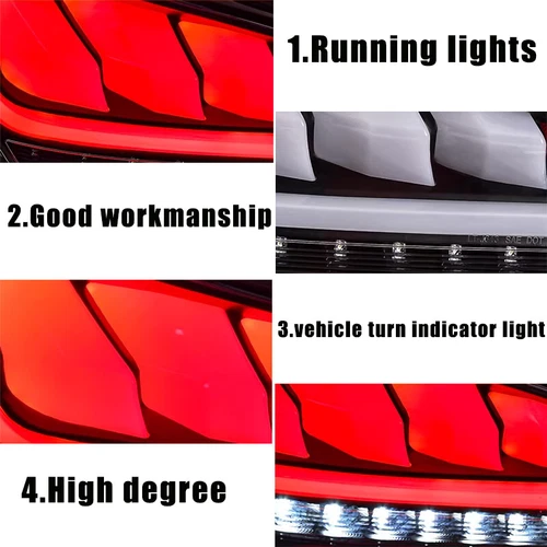 Luces traseras LED secuenciales brillantes blancas izquierdas para Hyundai Genesis cupé 2010-2016 - Imagen 8 de 9