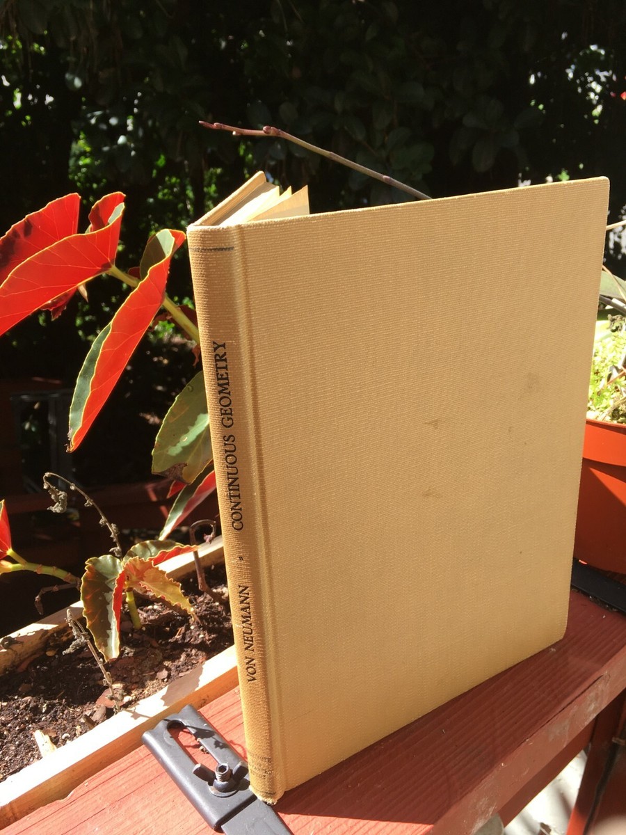 continuous geometries jhon von neumann Continuous Geometries 語学